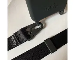 Hendy telefoonhoesje met koord - Switch - Black  - iPhone 14 Plus