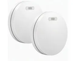 Aroha Safety Pro Rookmelder - 10 jaar batterij & sensor - Extra dun design rookmelder, brandmelder - Multipack 2 set