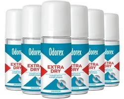 Odorex Extra Dry Anti-Transpirant Depper - 6x 50ml - Voordeelverpakking