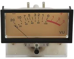 VU-audiometer met LED-achtergrondverlichting, Zeer Nauwkeurige Eindversterkermeter voor Doe-het-zelvers, Auto-audiotransformaties