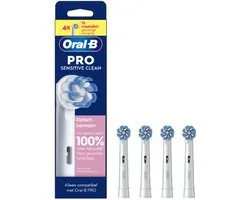 Oral-B Sensitive Clean Pro - Opzetborstels - 4 Stuks