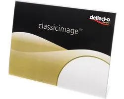 Deflecto 47505 Classic Image® Tafelstatief Voor papierformaat: DIN A5 staand Transparant 12 stuks/pak 12 stuk(s)