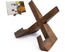 YONO Support de livre de Luxe en bois – Support de Boeken – Support de livre de cuisine – Compact et durable