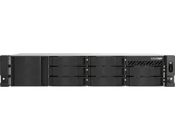 QNAP TS-855EU-RP, NAS, Rack (2 U), Intel Atom®, C5125, Noir
