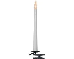 Star Trading LED-boomkaarsenlichtketting 'Slim Line', 25 slanke boomkaarsen, wit, warm wit licht, H 18 cm