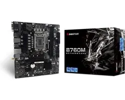 Biostar B760MX2-E moederbord Intel B760 LGA 1700 micro ATX