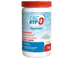 Cal'Hyp'O Granulé de chlore à action rapide - Produit de nettoyage pour piscine - 1 kg - Action rapide - Désinfection