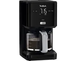 Tefal Smart & Light CM6008 - Filter koffiezetapparaat - 1.25L - Digitaal Display met Timer - 15 Kopjes - Warmhoudfunctie - Zwart