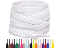 Miscly Flat Shoelaces, Multiple Lengths and Colors Available - ShopVlot