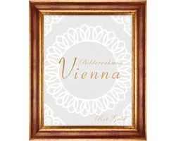BIRAPA Photo frame Vienna solid wood 40x80 cm in red gold sizes