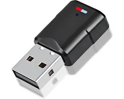 Set van 2 Bluetooth 5.3 USB-adapters voor PS4, PS5, PC, Switch, Console – Draadloze Bluetooth-audio-dongle met Lage Latentie – Dubbele Hoofdtelefoon Verbinding – Plug and Play – 3 Mbit/s Zender/Ontvanger – Compatibel met Windows en MacOS