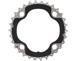 Shimano Plateau Deore M6000 30t-an 10v 96 mm Zwart/ Argent