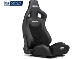 Next Level Racing - Siège de course ERS4 Elite - Dossier réglable - Édition Cuir PU et daim - Zwart