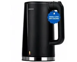 Aigostar Aubrey - Bouilloire 1,7L - 2200 Watt - Zwart