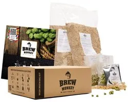 Brew Monkey Ingrediëntenpakket 10 Liter Tripel Bier - Ingrediënten Bierbrouwpakket - Navulling Bierbrouw Pakket - Zelf bier brouwen - Verjaardagscadeau voor Mannen - Verjaardag cadeau