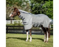 Horseware Rambo Protector Fieldsafe Plus Disc Vliegendeken 195 Navy/Silver