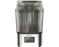 Baby Brezza SuperQuick 10-Minute Sterilizer Dryer – Flessen Sterilisator & Droger – Klaar in 10 minuten – Stainless Steel