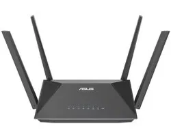 ASUS RT-AX52 AX1800 AiMesh, Wi-Fi 6 (802.11ax), Bi-bande (2,4 GHz / 5 GHz), Ethernet/LAN, Noir, Routeur