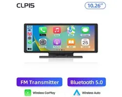 Dashcam Mosh Stories avec Apple CarPlay & Android Auto sans fil – Caméra arrière 4K + Full HD - GPS - Écran tactile & Commande vocale