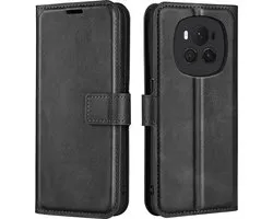 Coverup Deluxe Book Case - Convient pour Honor Magic6 Pro Case - Zwart