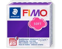 FIMO soft ovenhardende boetseerklei standaard blokje 57 g - pruim