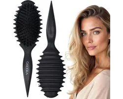 Oseera® Bounce Curl Brush - Defining Curl Brush - Krullenborstel - Borstel Voor Krullend Haar - Define Brush - Haarborstel - Krullen Styling - Curl Brush - Krullen Kam - Zwart