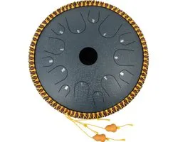 Tong trommel handpan - Marineblauw - Hang drum - Instrument - 36 cm