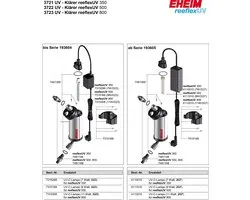 Lampe Eheim UV-C pour Reeflex UV 800 (jusqu'à la série 193604)