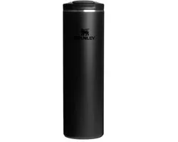 Stanley AeroLight Transit Bottle 20oz (Zwart) – Lichtgewicht Geïsoleerde Drinkfles & Thermosbeker – Lekvrij Met Drinkdeksel – BPA-vrij RVS