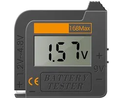 Universal Digital Battery Tester Checker, Geschikt voor Alle Batterijtypen C AA AAA D N 9V 6F22 1.5V -knopcelbatterijen