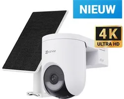 EZVIZ HB8 Lite 4K Kit - Solar Beveiligingscamera Buiten - PTZ camera- 360° Zicht, Slimme Detectie & Tweewegspraak - Eenvoudig Installeren -Compatibel met Amazon Alexa en Google Assistant- AI-tracking - Geen maandkosten