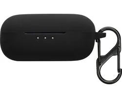 kwmobile Housse pour écouteurs sans fil - compatible avec EarFun Air Pro 4 - Housse de protection Trendy pour écouteurs sans fil en noir