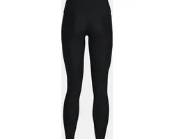 Under Armour Tech HiRise Legging-BLK Dames Sportbroek - Zwart - Wit