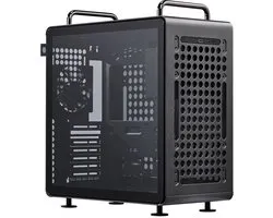 Cooler Master Qube 540 Stardust Iron - E-ATX, M-ATX - Verre trempé - 2x USB 3.2 type-A - 1x USB3.2 type-C - noir