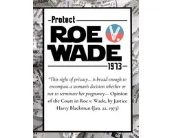 Pro Choice Defend Roe v Wade 1973 Reproductive Rights Notebook Journal Diary