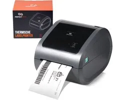 Imprimante d'étiquettes PerfectPrint - Printer thermique - Étiqueteuse - Imprimantes d'étiquettes - Printer d'étiquettes - Connexion USB et Bluetooth - Printer d'étiquettes d'expédition PostNL & DHL + étiquettes d'expédition