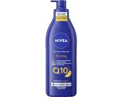 NIVEA Q10 Lotion corporelle raffermissante riche avec pompe- Vitamine C - Raffermissante pour le corps - Complexe booster de collagène - Hydratant 72H - 400ml