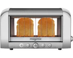 Magimix - Vision Toaster - Mat Chroom - Quartz techniek - 8 standen