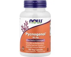 NOW Foods Pycnogenol 30 mg – 150 Vegetarische Capsules | Met Bioflavonoïden