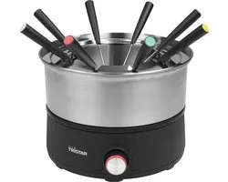 Tristar Fondueset Elektrisch FO-1110 - 1200W - 1,5L voor 8 personen - Incl 8 fonduevorkjes - PFAS-vrij