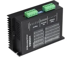 Stappenmotor Driver CNC Controller DM860H Enkele as 2-fase 128 Subdivision Digitale Stappenmotor Driver Voor Nema23/34 Motoren Digital Micro DC24-110V 18-80VAC