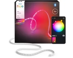 Philips Hue Flux LED strip 3 m, Chromasync™ - technologie. Gekleurd en helder, natuurlijk wit licht - 1200 lumen