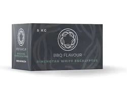 BBQ Flavour Houtskool - Binchotan - White Eucalyptus - 5 kg - Japanse Houtskool - Shichirin - Charcoal