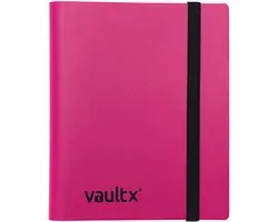 Vault X 4-Pocket Strap Binder - Verzamelmap - 160 Kaarten/ Roze