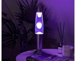 Disney Lavalamp - Meerdere Kleuren Lava - Multi Colour - Zilvere Basis - Sfeerverlichting - 23W - 35 x 8.5cm