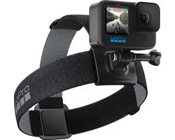 GoPro Head Strap 2.0 - Hoofdband Bevestiging - Afneembare Cliphouder - Waterbestendig - Zwart