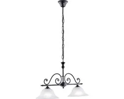 EGLO Murcia - Hanglamp - 2 Lichts - Zwart - Wit