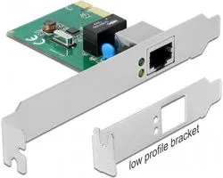 DeLOCK Gigabit LAN PCI-Express kaart met 1 RJ45 poort (RTL8111)