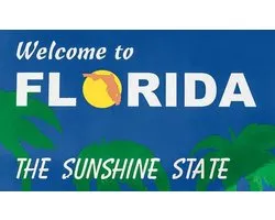 Signs-USA Florida - Retro Wandbord - Metaal