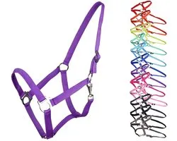 netproshop Halter or Lead Rope Plain for your favorites Mini Shetty to XL Full, Size: Shetty, Color: Purple